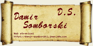 Damir Somborski vizit kartica